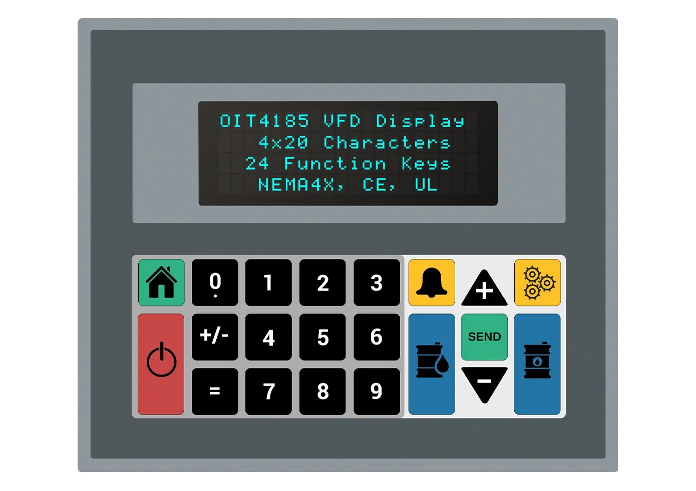 美国Maple systems Alphanumeric OIT系列VFD显示屏OIT4185-A00