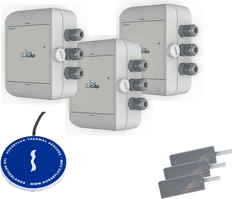 意大利Capetti 热流量计系统WSD12-TF KIT用于测量不透明表面热导率